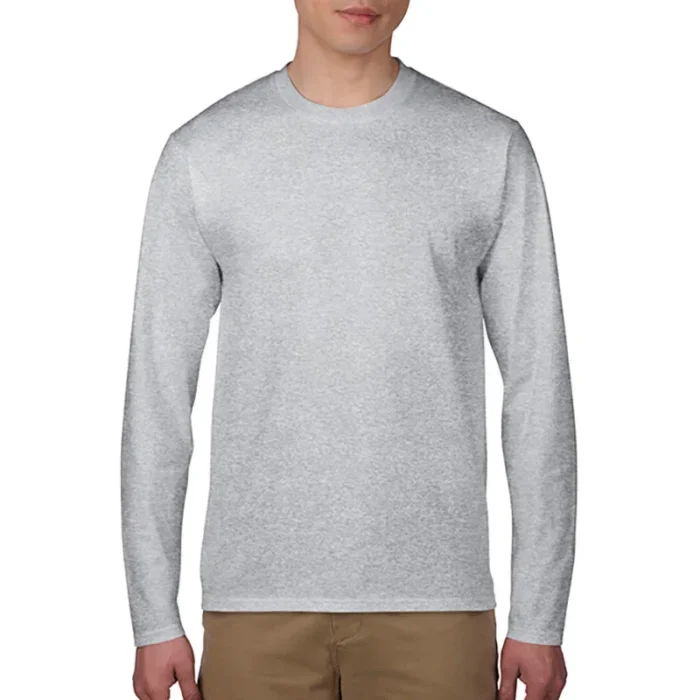 T-shirt Homme Manches Longues Classique Personnalisable : Photo, Texte, Logo