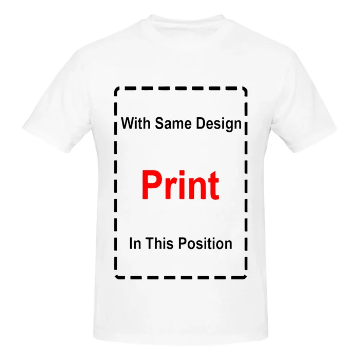 T-shirt unisexe personnalible.