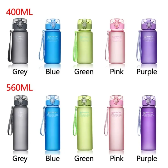 Bouteille d'eau sport 400/560ml étanche, sans BPA, Tritan. – Image 6