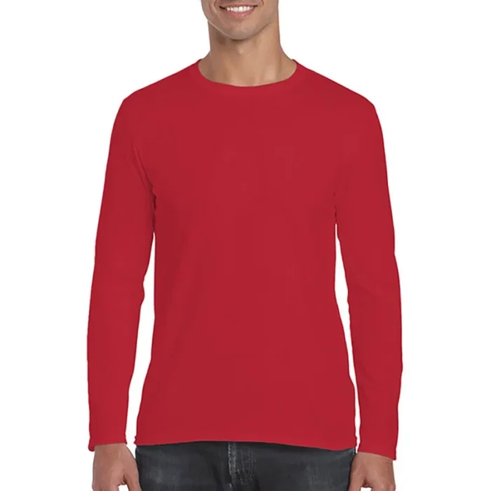 T-shirt Homme Manches Longues Classique Personnalisable : Photo, Texte, Logo – Image 3