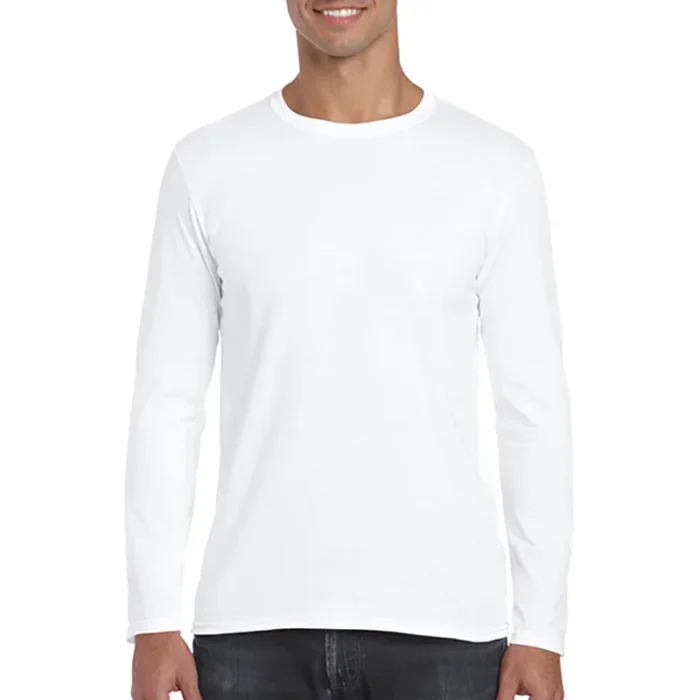T-shirt Homme Manches Longues Classique Personnalisable : Photo, Texte, Logo – Image 4