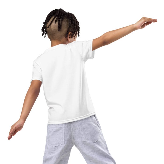 T-shirt  enfant col ras du cou à impression intégrale – Image 3