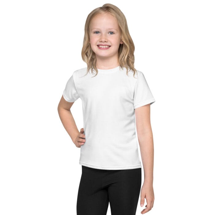 T-shirt  enfant col ras du cou à impression intégrale – Image 4