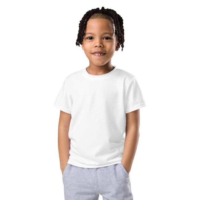 T-shirt  enfant col ras du cou à impression intégrale – Image 2