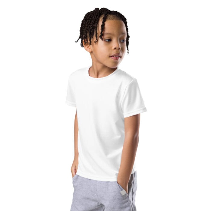 T-shirt  enfant col ras du cou à impression intégrale