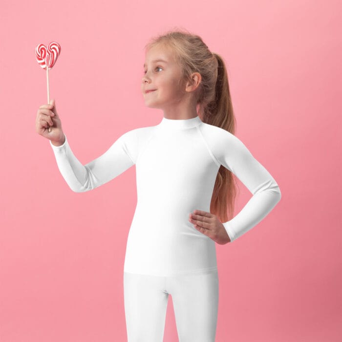 Haut de compression enfant à impression intégrale