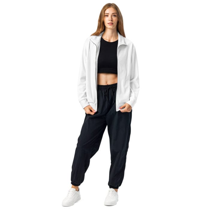 Veste de survêtement  unisexe recyclée à impression intégrale – Image 4
