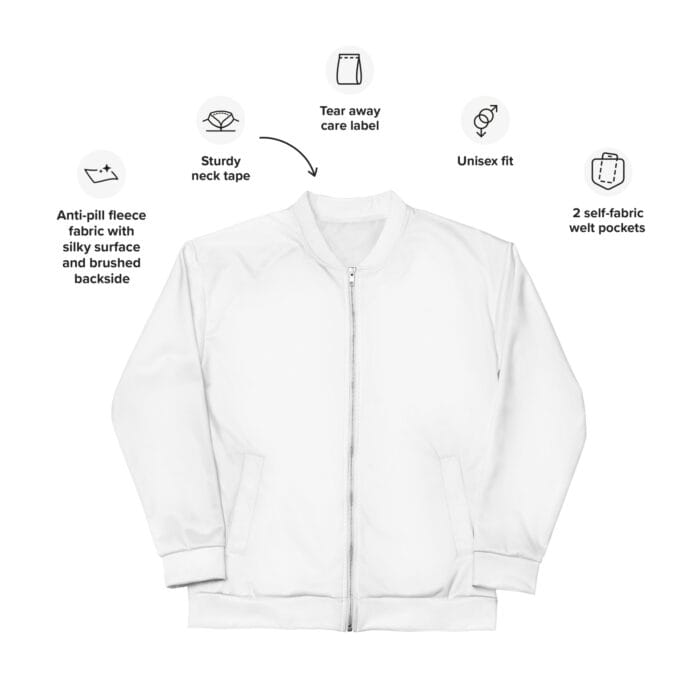 Veste Bomber unisexe à impression intégrale – Image 12