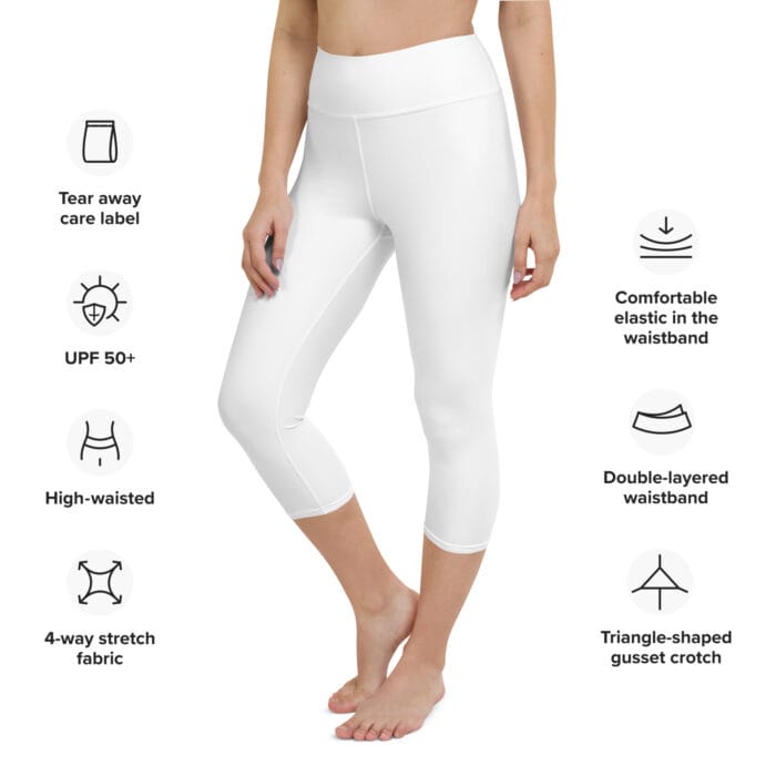 Legging de yoga court à impression intégrale – Image 8