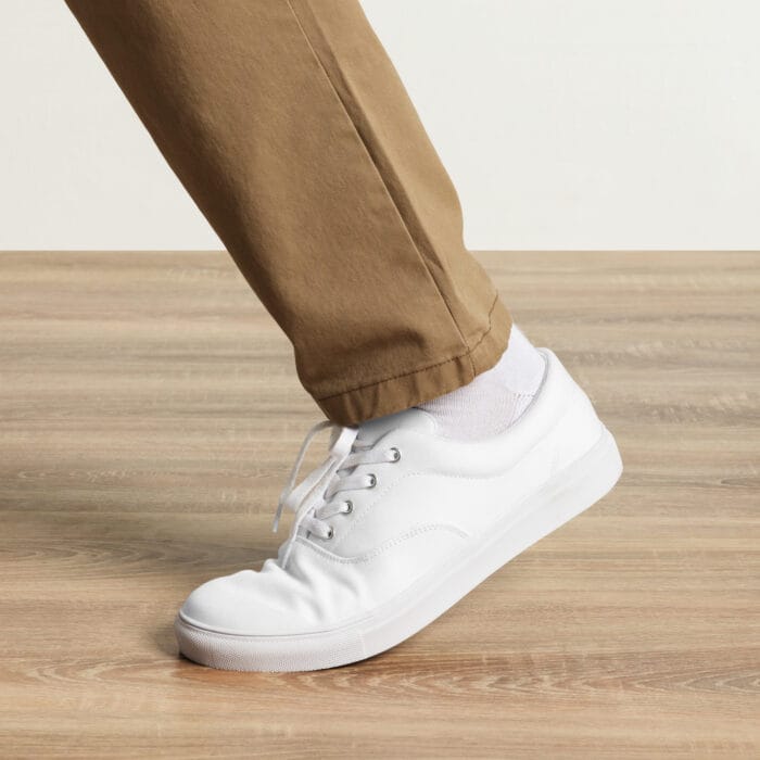 Tennis en toile avec lacets pour homme – Image 11