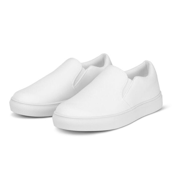 Tennis en toile sans lacets pour homme
