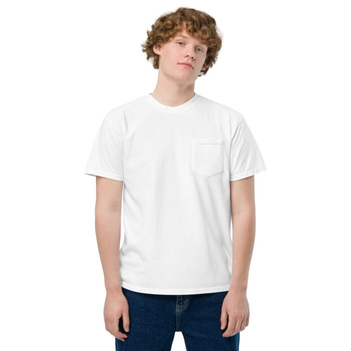 T-shirt teinté avec poche unisexe | Comfort Colors – Image 2