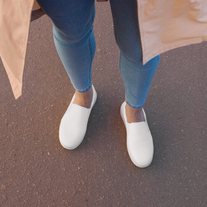 Tennis en toile sans lacets pour femme – Image 7