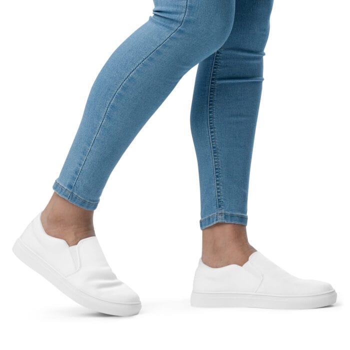 Tennis en toile sans lacets pour femme – Image 6